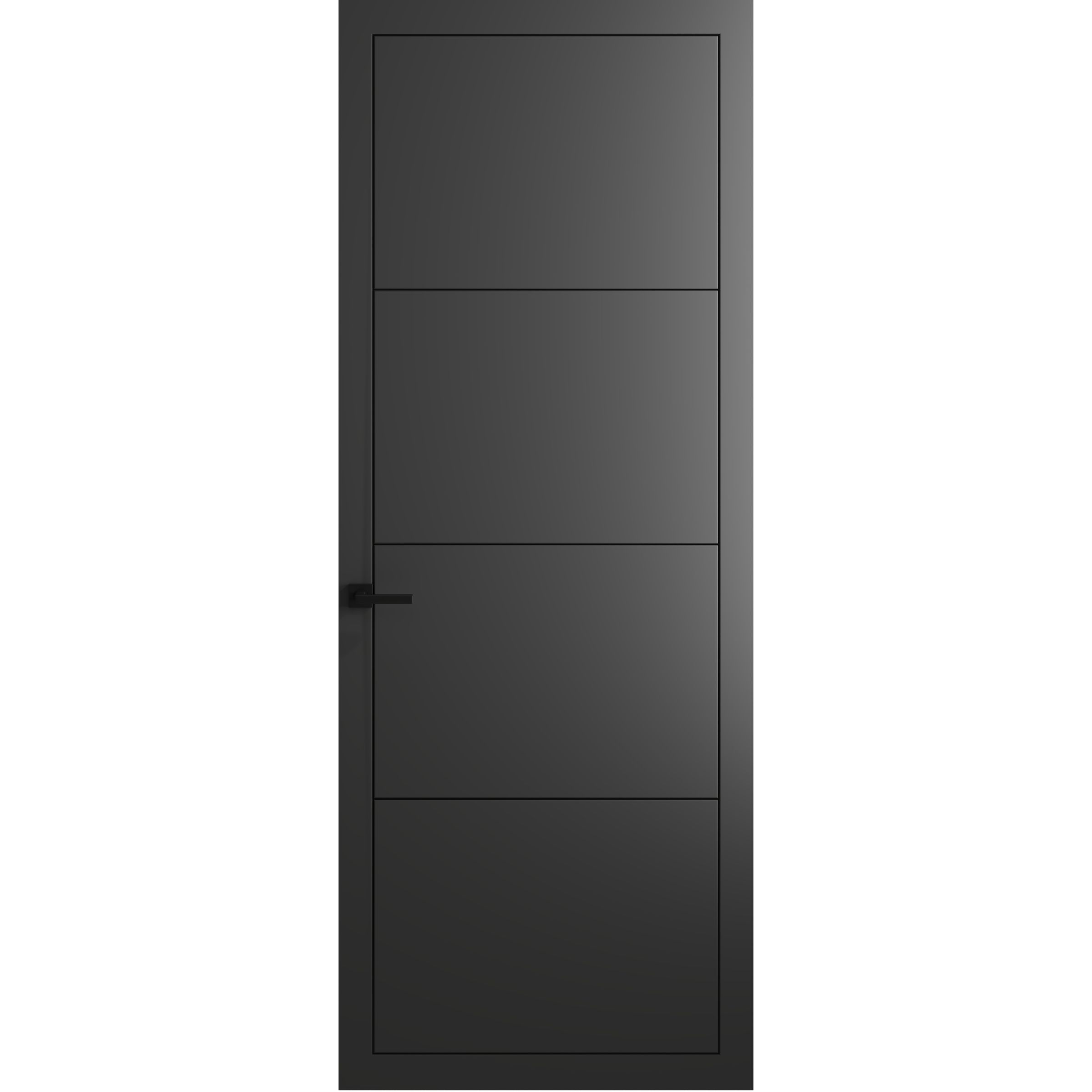 Aanbieding Skantrae SKL9727 Afgelakte binnendeur (Zwart)- (maatwerk)