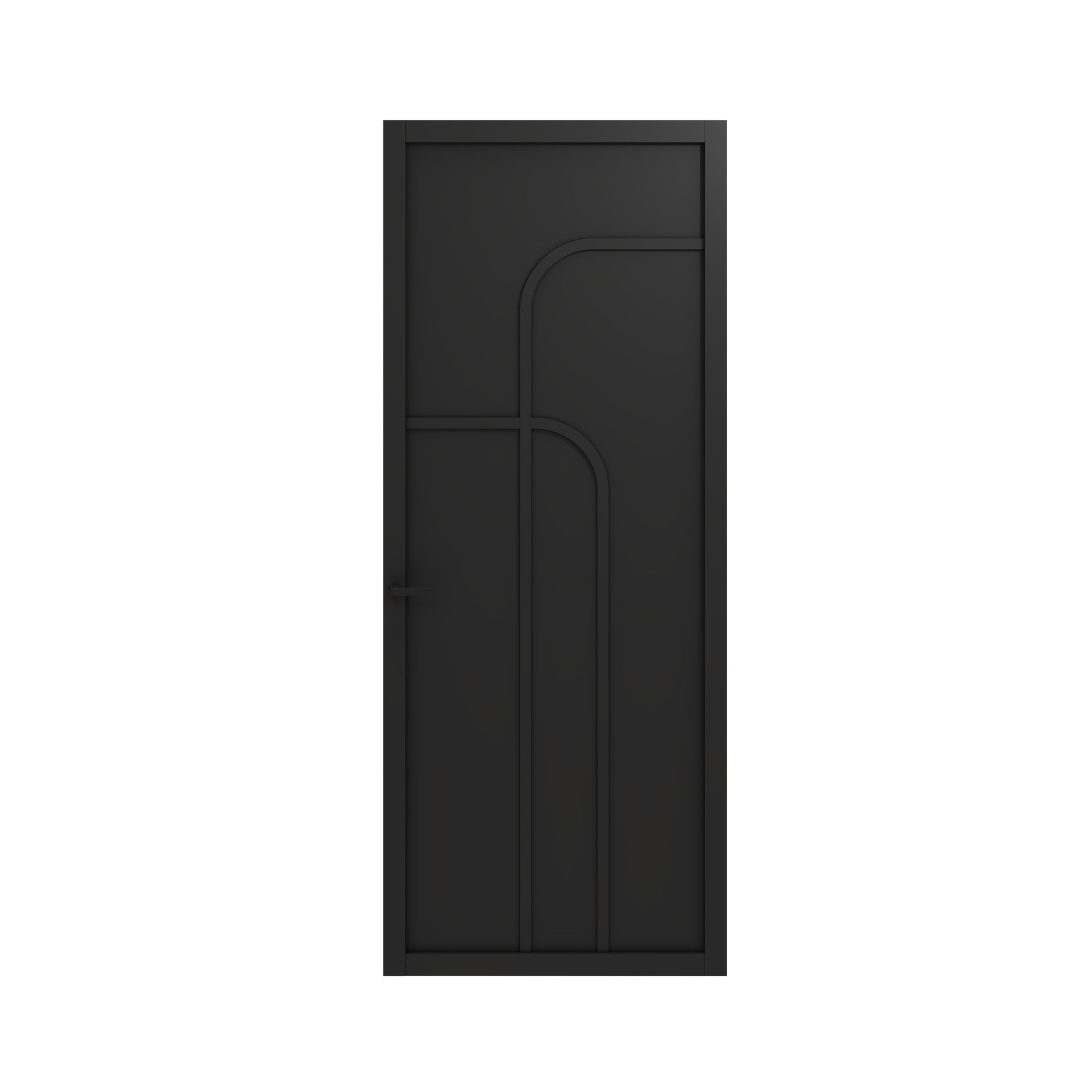 Lage Prijs Skantrae SSL4715 Voorbehandelde Paneeldeur (Zwart)