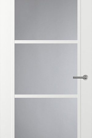 Op = Op Svedex Front FR517 Glasdeur met witte glaslatten (maatwerk)
