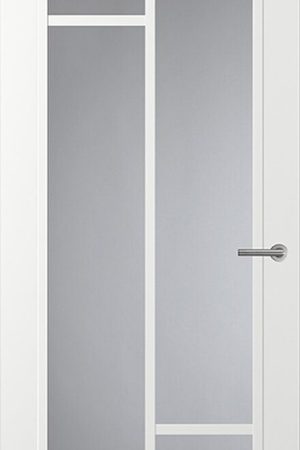Nieuw Svedex Front FR508 Glasdeur met witte glaslatten (maatwerk)