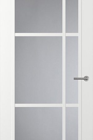 Nu Kopen Svedex Front FR504 Glasdeur met witte glaslatten (maatwerk)