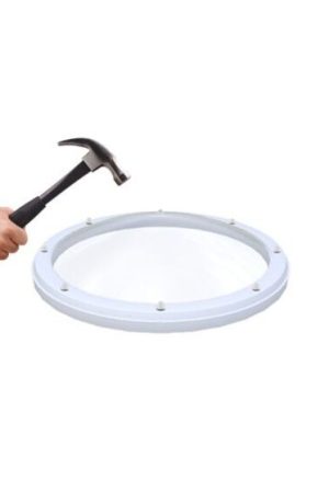 Beperkte Voorraad Driewandige ronde lichtkoepel slagvast dagmaat 120 cm
