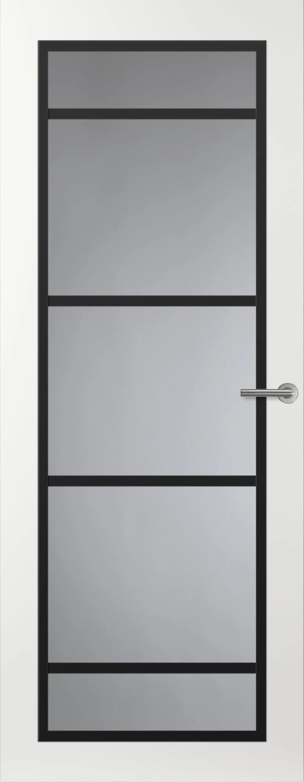 Laatste Kans Svedex Front FR517 Glasdeur met zwarte glaslatten (maatwerk)