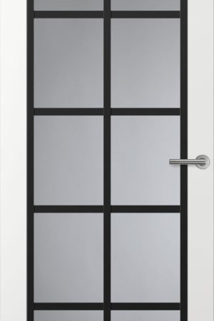 Bestseller Svedex Front FR512 Glasdeur met zwarte glaslatten (maatwerk)