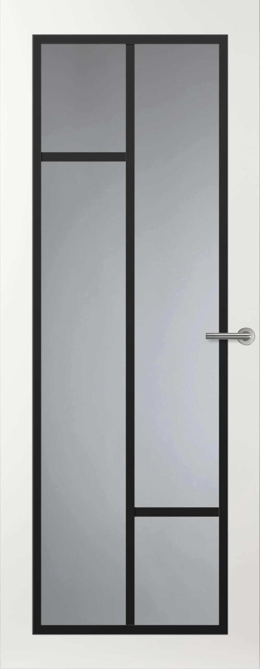 Express Levering Svedex Front FR508 Glasdeur met zwarte glaslatten (maatwerk)