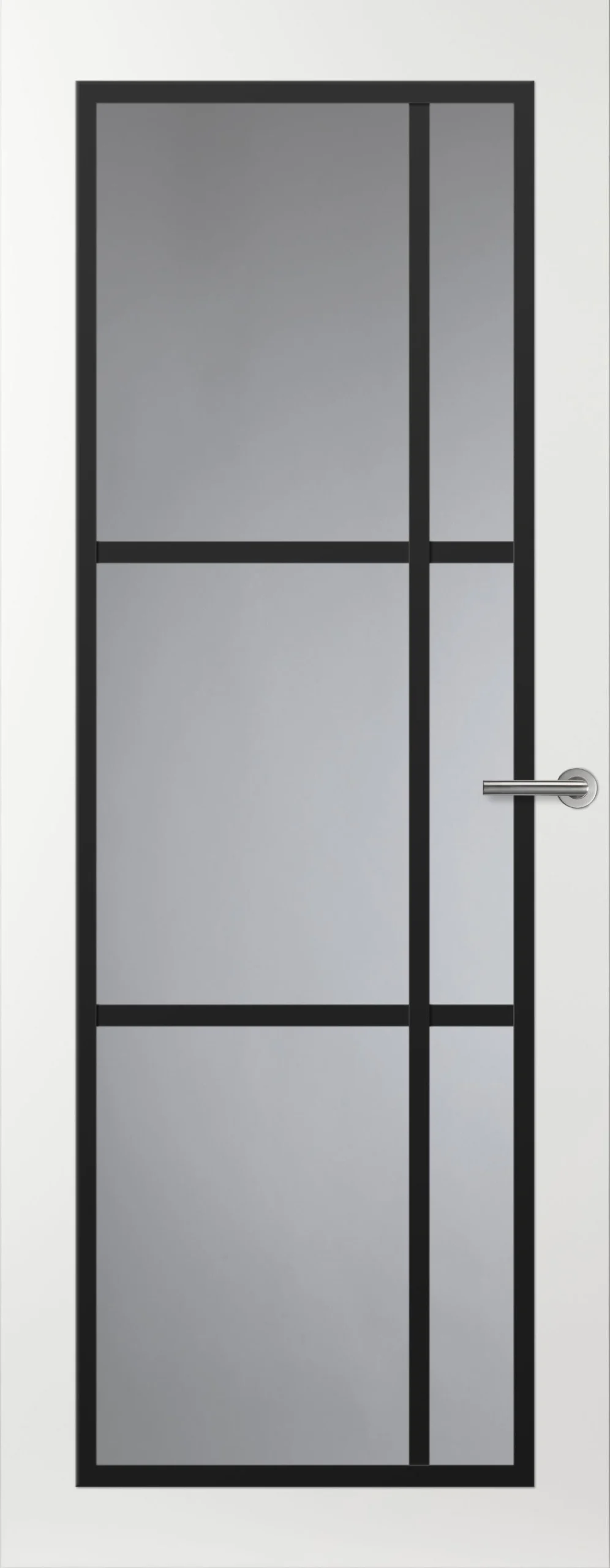 Nieuw Svedex Front FR504 Glasdeur met zwarte glaslatten (maatwerk)