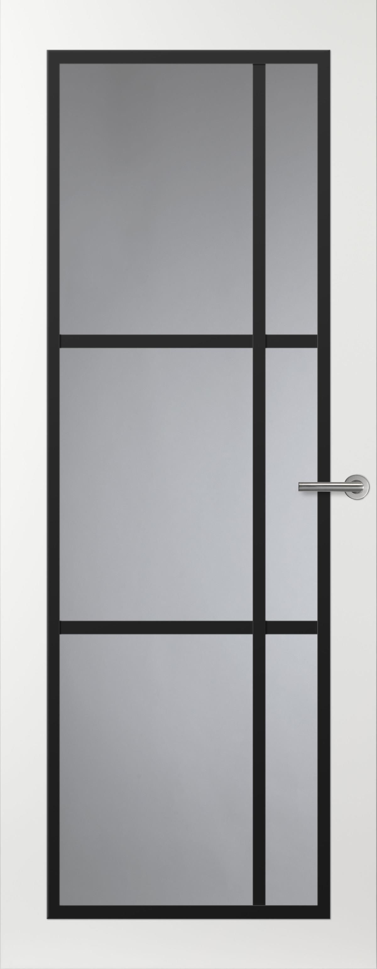 Nieuw Svedex Front FR504 Glasdeur met zwarte glaslatten (maatwerk)