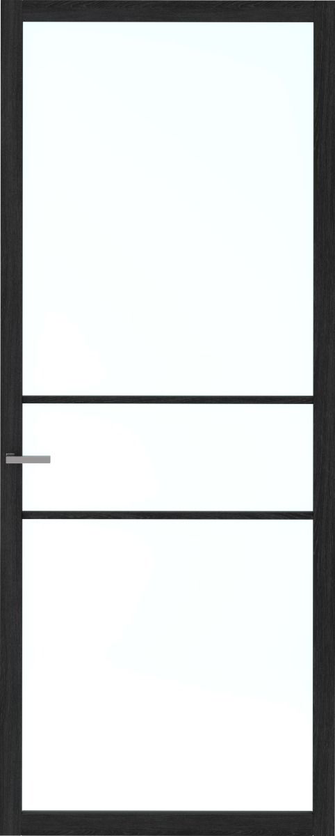 Op = Op Skantrae SSL 14710 Blank glas - Charcoal Oak