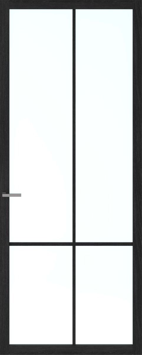 Laatste Versie Skantrae SSL 14708 Blank glas - Charcoal Oak