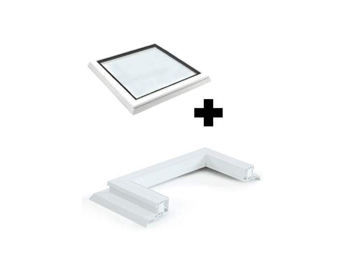 Veilige Betaling Skylux iDome HR++ glasraam met renovatiekader 50x100 cm