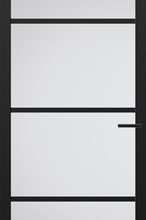 Koop Online Svedex Nova Design NDB900 Glasdeur Diep Zwart (maatwerk)