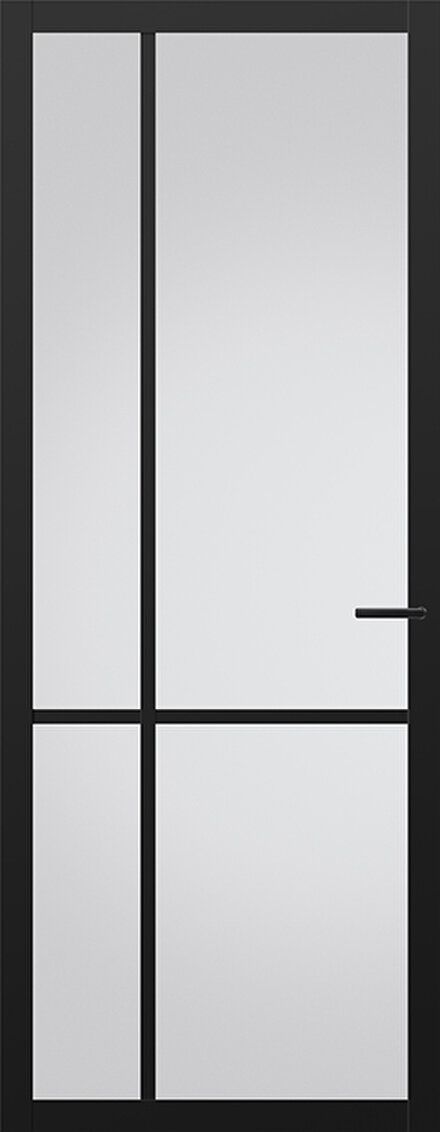 Meest Verkocht Svedex Nova Design NDB903 Glasdeur Diep Zwart (maatwerk)