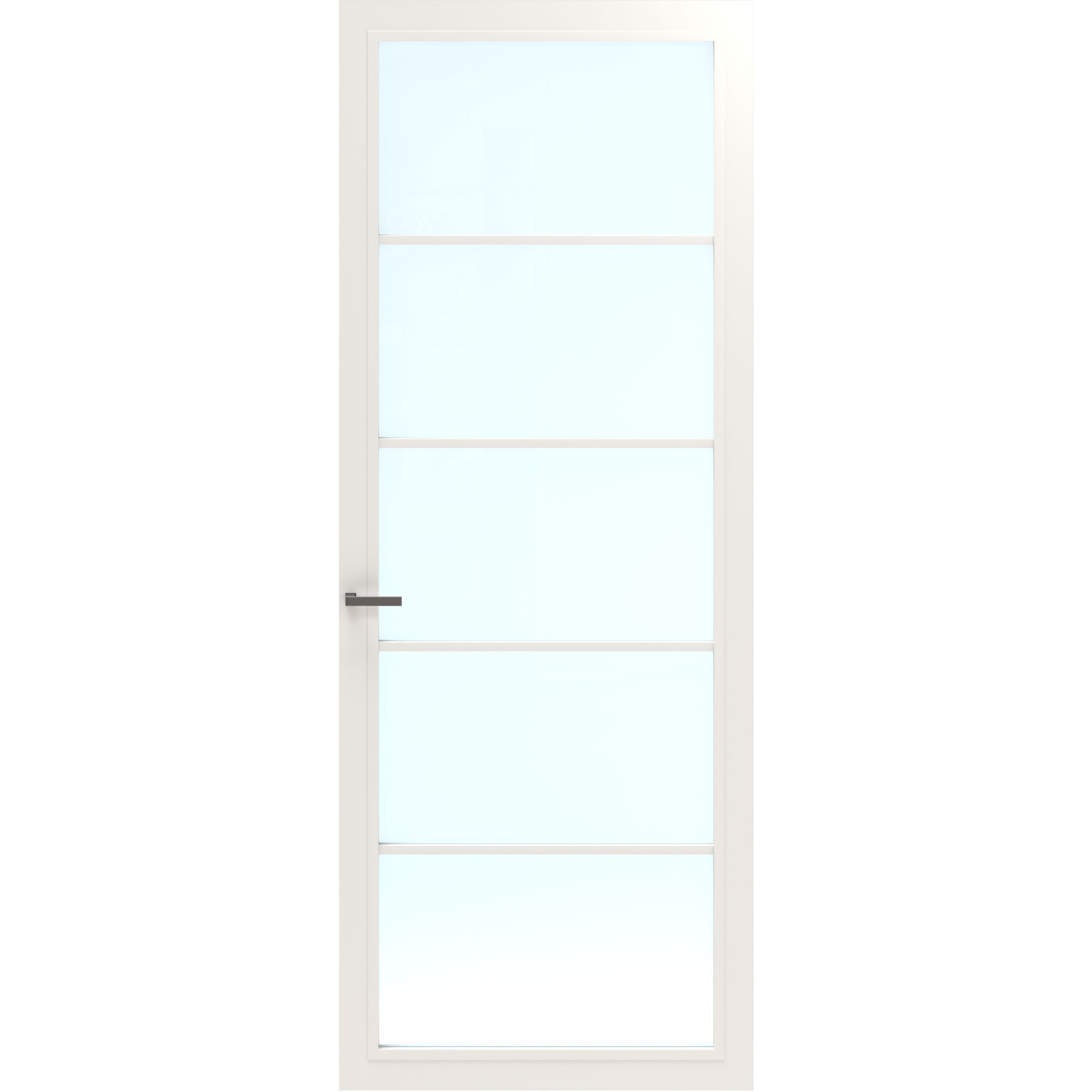 Actieprijs Skantrae SKL9840 Afgelakte glasdeur (Wit)- (maatwerk)