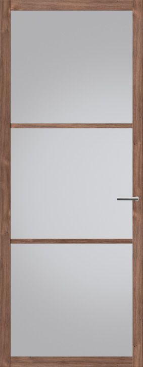 Finale Uitverkoop Svedex Nova Design NDB901 Glasdeur Donker eiken (maatwerk)
