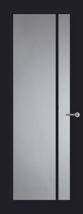 Laatste Kans Svedex Front FR502 Glasdeur Diep Zwart (maatwerk)