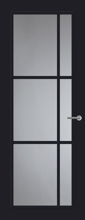 Must-Have Svedex Front FR504 Glasdeur Diep Zwart (maatwerk)