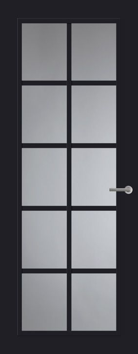 Weekendaanbieding Svedex Front FR512 Glasdeur Diep Zwart (maatwerk)