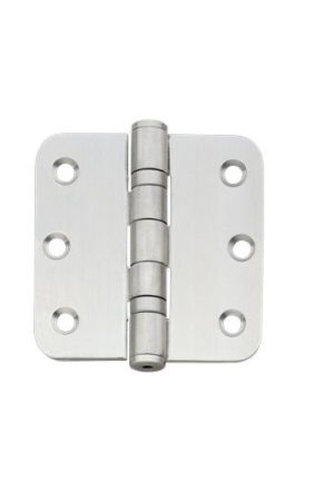 Intersteel Kogellagerscharnier 76x76x2,5mm afgerond tot 50 kilo rvs geborsteld Bestseller