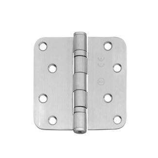 Weekendaanbieding Intersteel Kogellagerscharnier 89x89x2,5mm afgerond tot 70 kilo rvs geborsteld