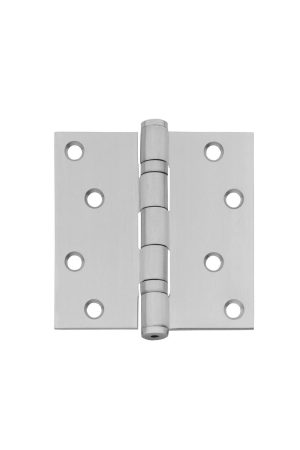 Intersteel Kogellagerscharnier 89x89x2,5mm recht tot 70 kilo rvs geborsteld Laatste Versie