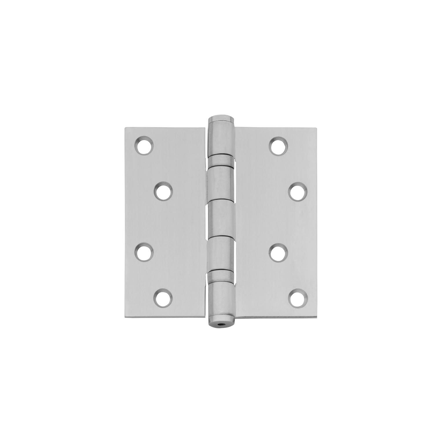 Intersteel Kogellagerscharnier 89x89x2,5mm recht tot 70 kilo rvs geborsteld Laatste Versie