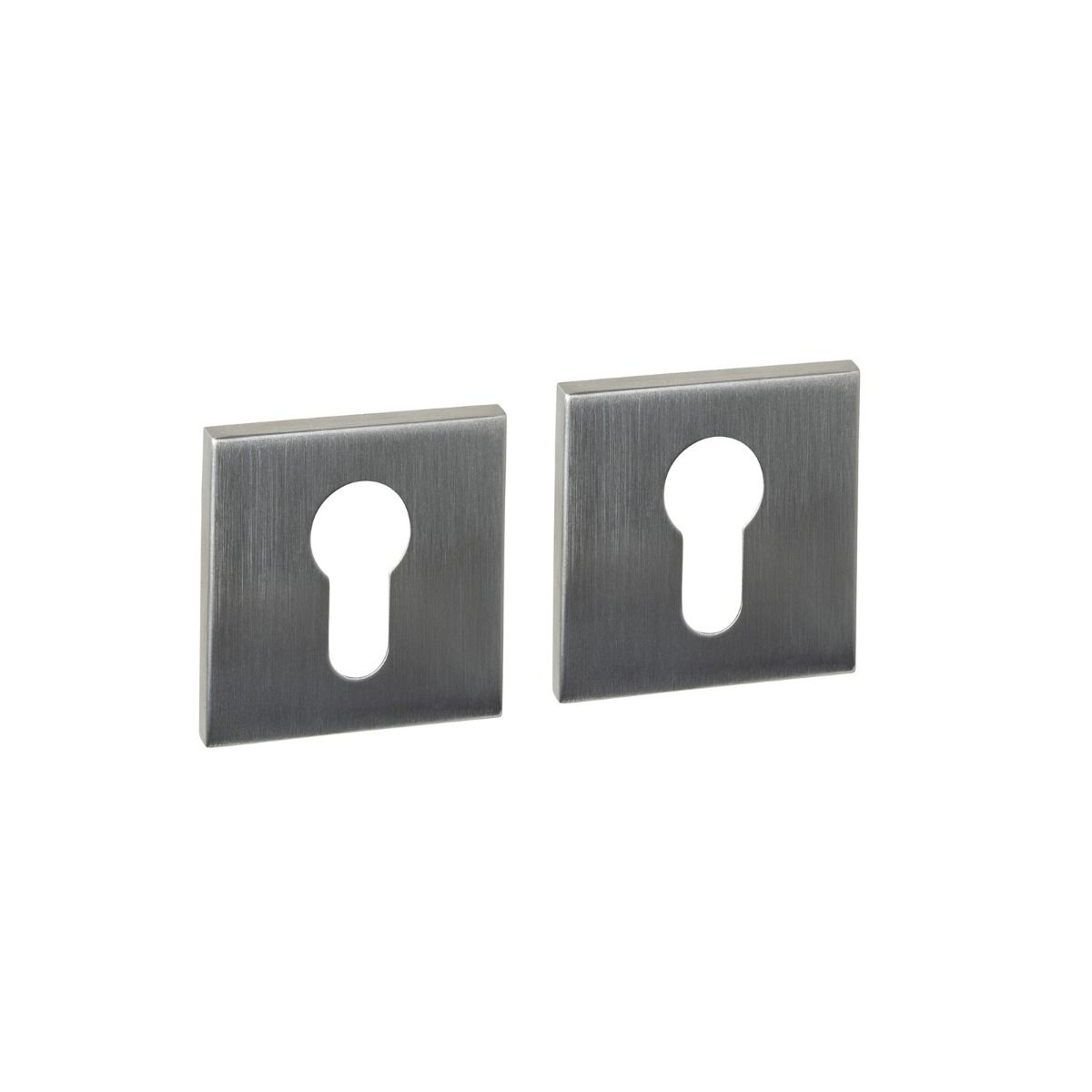Actieprijs Intersteel Cilinderrozetten verdekt 53x53x6mm rvs