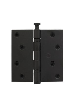 Intersteel Kogellagerscharnier 89x89x2,5mm recht tot 70 kilo mat zwart Nieuw