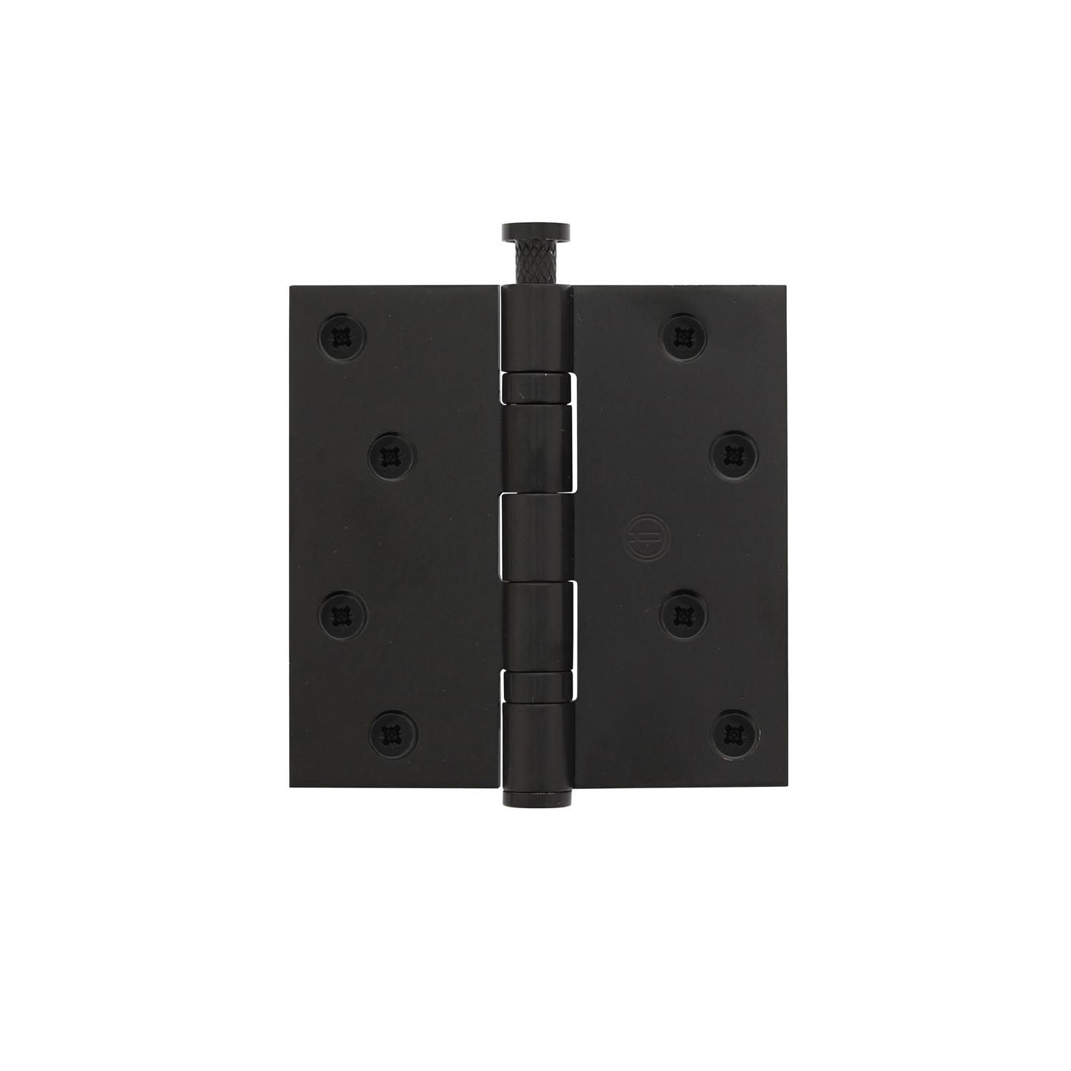 Intersteel Kogellagerscharnier 89x89x2,5mm recht tot 70 kilo mat zwart Nieuw