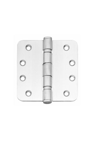 Intersteel Kogellagerscharnier 102x102x3mm afgerond tot 100 kilo rvs geborsteld Op = Op
