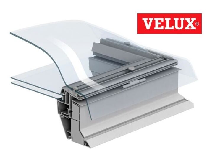 Express Levering VELUX CFP lichtkoepel HR++ met dakopstand 90x120 cm