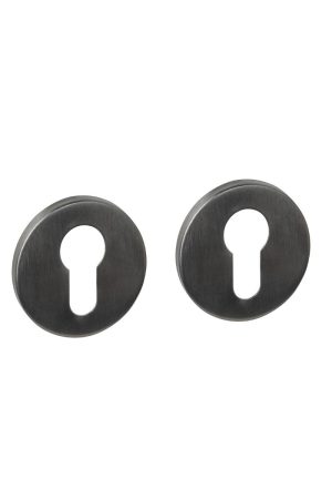 Intersteel Cilinderrozetten verdekt ø52x6mm PVD antraciet Alleen Vandaag