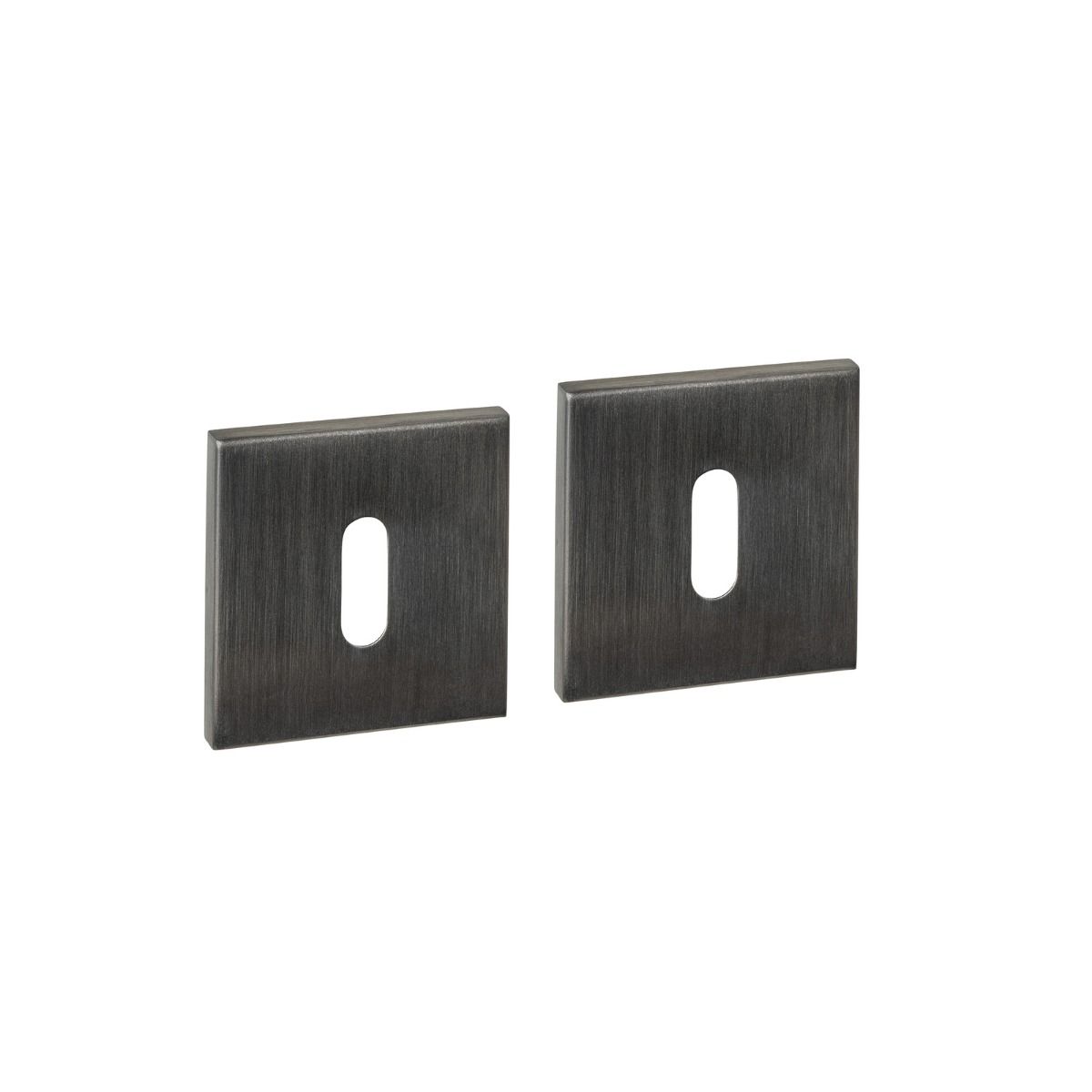 Intersteel Sleutelrozetten verdekt 53x53x6mm PVD antraciet Lage Kosten