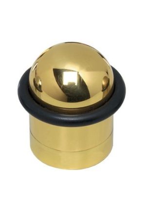 Actieprijs Intersteel Living deurstop met ring (messing gelakt) 0013.442000