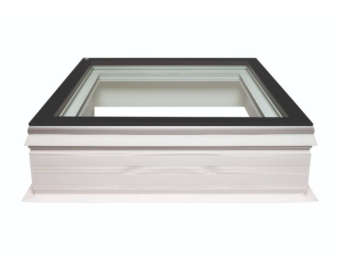 Express Levering Skylux iWindow vlakke lichtkoepel 90x90 cm met dakopstand 20/00