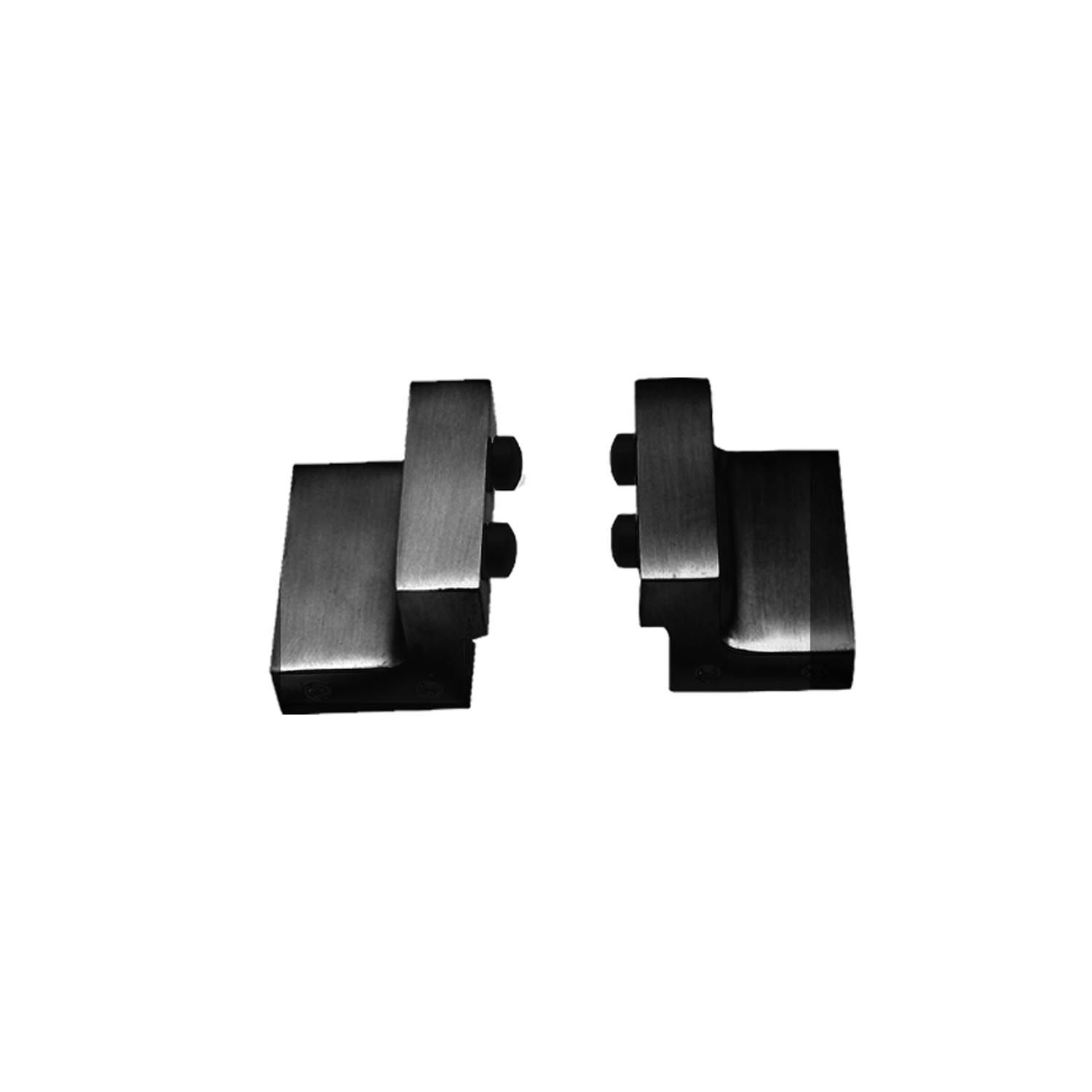 Intersteel Set van 2 stoppers tbv schuifdeursysteem, incl. bevestiging, mat zwart Finale Uitverkoop