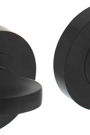 Intersteel WC-sluiting verdekt ø52x10mm met nokken en stift 8x8mm zwart Finale Uitverkoop