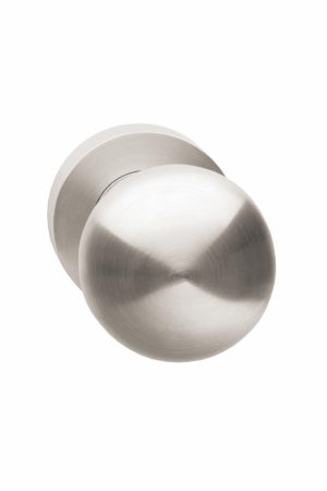 Flitsaanbieding Intersteel Knop op rozet nikkel mat