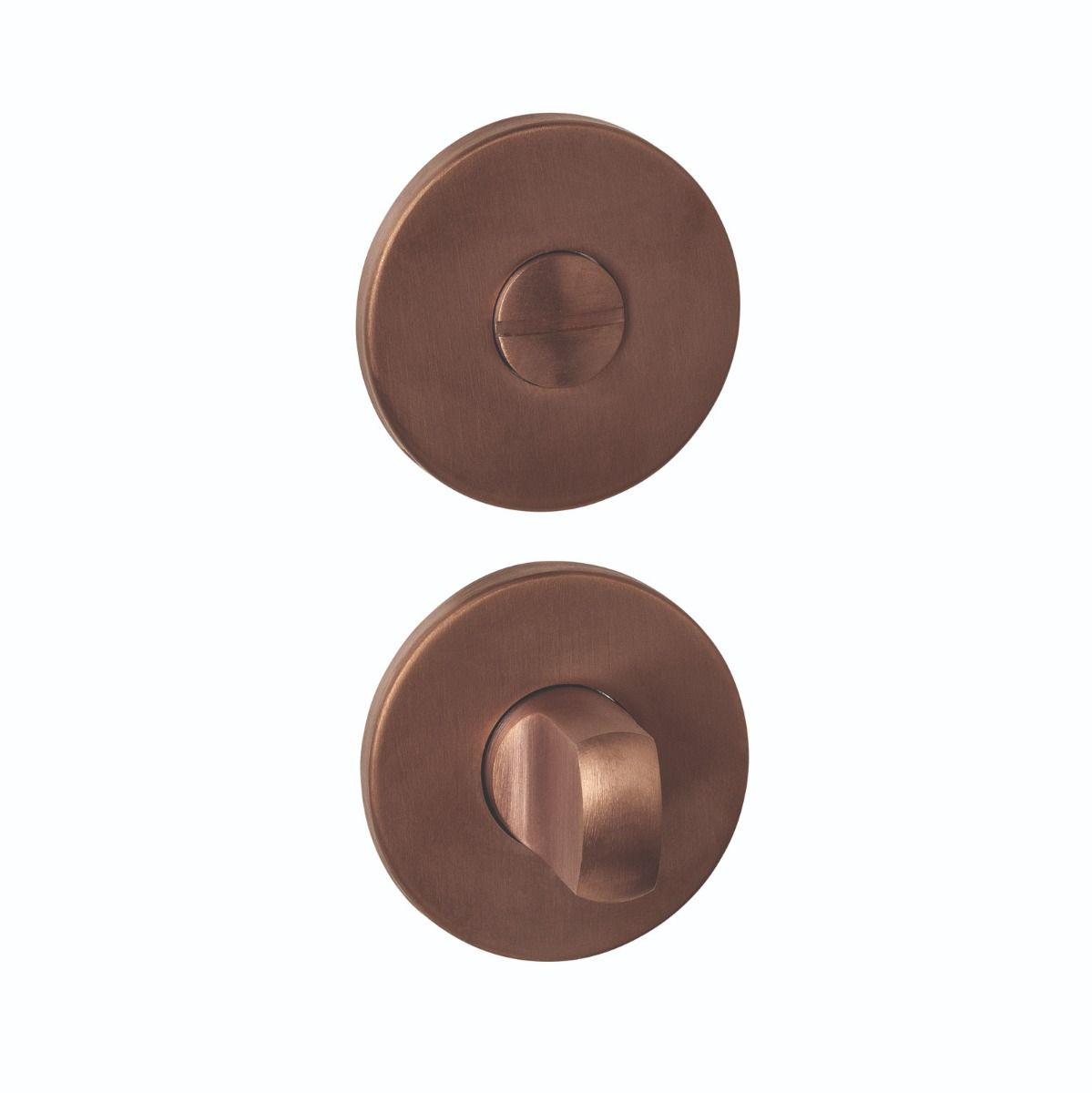 Merkproduct Intersteel WC-sluiting verdekt ø52x6mm met stift 6-8mm PVD brons