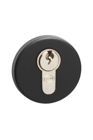 Aanbieding Weekamp Set cilinderrozetten zwart rond 53mm