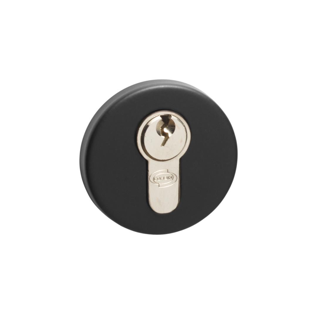 Aanbieding Weekamp Set cilinderrozetten zwart rond 53mm