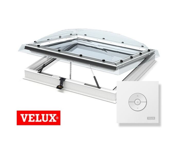 Shop Nu VELUX CVP elektrische lichtkoepel HR++ met dakopstand 120x120 cm