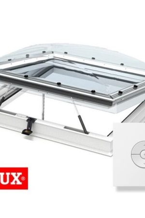 VELUX CVP elektrische lichtkoepel HR++ met dakopstand 150x150 cm Beperkte Voorraad