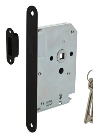 Beperkte Voorraad Intersteel magneet dag/nachtslot klavier zwarte voorplaat 0094.957224