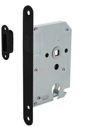 Intersteel magneet dag/nachtslot cilinder zwarte voorplaat 0094.957229 Koopje
