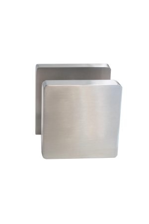 Intersteel Knop vierkant op rozet nikkel mat Koopje