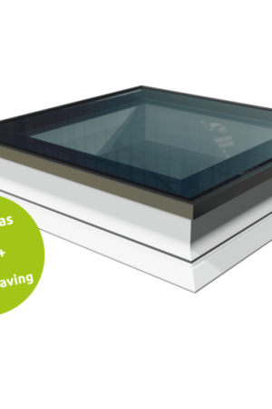 Platdakraam PGX B1 Intura 60x60 cm triple glas HR+++ - vaste uitvoering Gratis Retour