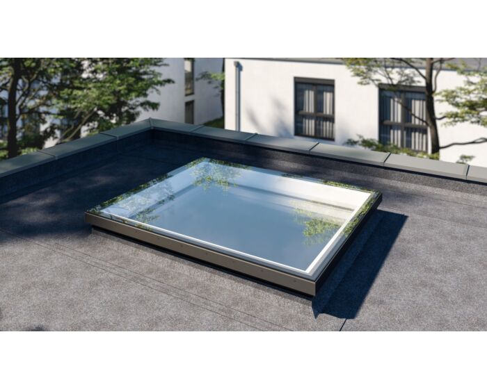 Direct Beschikbaar VELUX platdakraam vlak glas 60x90 met dakopstand