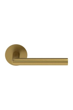 Deurkruk Orbit 19 FLAT mat messing Hoge Kwaliteit