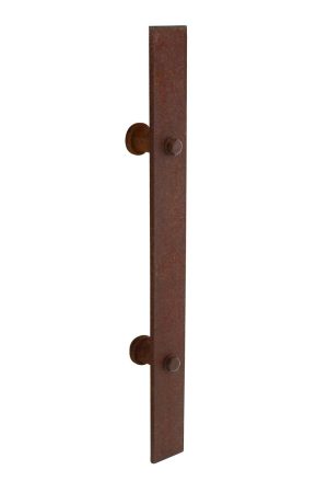 Intersteel deurgreep plat 400mm x 40mm tbv schuifdeur roest antiek 0025.450111 Koop Vandaag