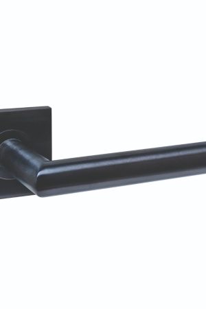 Intersteel Deurkruk Q 04 op rozet verdekt 53x53x6mm PVD zwart Lage Kosten